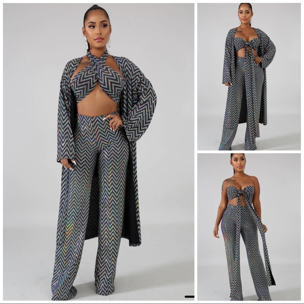 3 Piece Pants Set